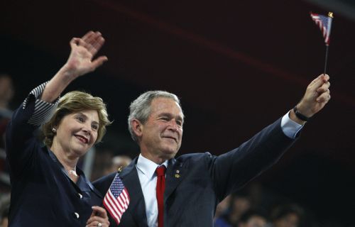 Bush And First Lady _Getty Images -82231188_Pool _Getty Images _500x 320